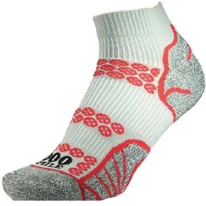 1000 Mile Marke Herren Lite Anklet Repreve Doppellagige Socken - Silber / Rot - EU 46-48 1000 Mile Marke Herren Lite Anklet Repreve Doppellagige Socken - Silber / Rot - EU 46-48