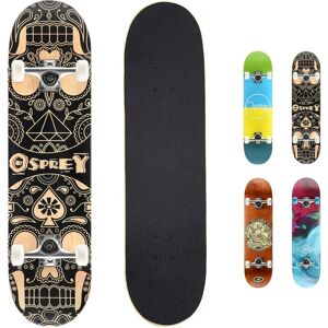 Osprey Double Kick Skateboard 31" - Candy Skull - Skateboard Osprey Double Kick Skateboard 31" - Candy Skull - Skateboard