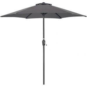 Christow 2.4m Grey Garden Parasol - Garden Parasol Christow 2.4m Grey Garden Parasol - Garden Parasol