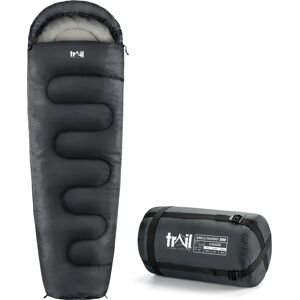 Sac de couchage Mummy Charcoal Trail Outdoor Leisure - 3 saisons - Publicité Sac de couchage Mummy Charcoal Trail Outdoor Leisure - 3 saisons - Publicité