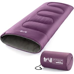 Trail Outdoor Leisure Kids Purple Sleeping Bag - 2 Season Trail Outdoor Leisure Kids Purple Sleeping Bag - 2 Season