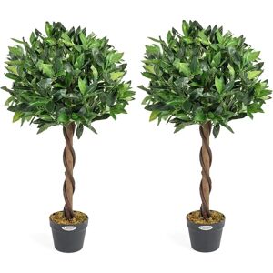 Christow 3ft Artificial Bay Tree - Multi Coloured - Low Maintenance Christow 3ft Artificial Bay Tree - Multi Coloured - Low Maintenance