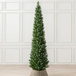 Christow 7ft Frosted Slim Pencil Christmas Tree - Christmas Tree Christow 7ft Frosted Slim Pencil Christmas Tree - Christmas Tree