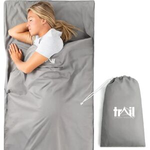 Trail Outdoor Leisure Grey Envelope Sleeping Bag Liner Trail Outdoor Leisure Grey Envelope Sleeping Bag Liner