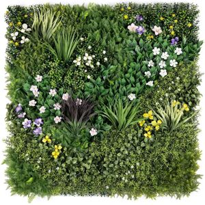 Christow Artificial Spring Bloom Living Wall Panels - Multi Coloured Christow Artificial Spring Bloom Living Wall Panels - Multi Coloured