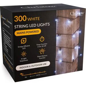 Christow 30m White LED Christmas String Lights - Indoor & Outdoor Christow 30m White LED Christmas String Lights - Indoor & Outdoor