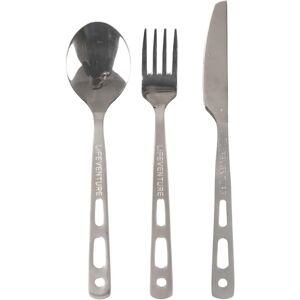 Lifeventure Stainless Steel Cutlery Set - Durable & Corrosion Resistant - Camping Lifeventure Stainless Steel Cutlery Set - Durable & Corrosion Resistant - Camping