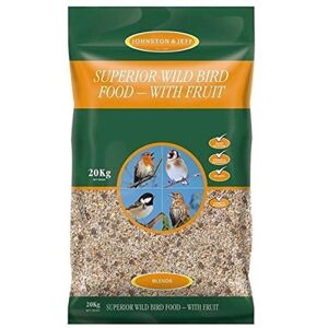 Johnston & Jeff Superior Wild Bird Food - with Fruit - 20kg Johnston & Jeff Superior Wild Bird Food - with Fruit - 20kg