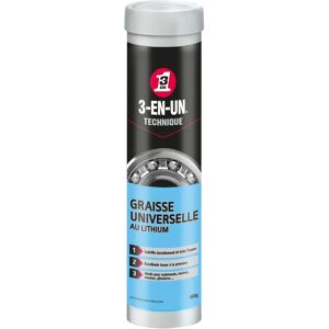 Graisse universelle au lithium WD-40 - 3-en-un - 400g - Publicité Graisse universelle au lithium WD-40 - 3-en-un - 400g - Publicité