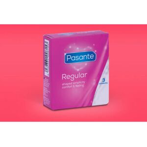 Pasante Regular Condooms - Natuurlijke Voeling - 3 stuks Pasante Regular Condooms - Natuurlijke Voeling - 3 stuks