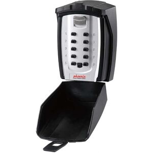 Phoenix KS0003C Key Safe - Weatherproof, Black & Silver Phoenix KS0003C Key Safe - Weatherproof, Black & Silver