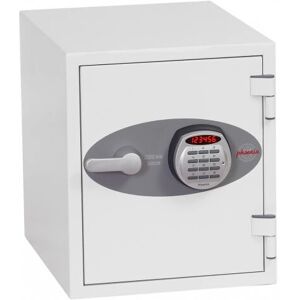 Phoenix Safe Co. DS2001E Safe - White - Fire-resistant Steel Compact Security Phoenix Safe Co. DS2001E Safe - White - Fire-resistant Steel Compact Security