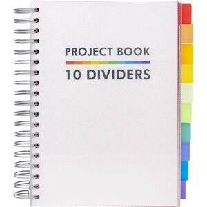 Pukka Pads Pukka Project Book with 10 Dividers B5 White - Notebook Pukka Pads Pukka Project Book with 10 Dividers B5 White - Notebook