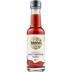 Biona Organic Hot Pepper Sauce - 140ml Biona Organic Hot Pepper Sauce - 140ml