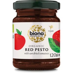 Biona Organic Red Pesto - Sun-ripened Tomato, Red Pepper - Pesto Biona Organic Red Pesto - Sun-ripened Tomato, Red Pepper - Pesto