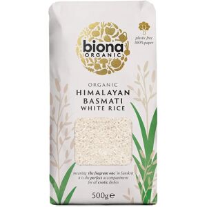 Biona Organisk Hvit Basmati Ris - 500g, Aromatisk Biona Organisk Hvit Basmati Ris - 500g, Aromatisk
