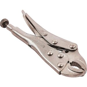 Am-Tech Nickel Plated Locking Pliers - 5" - Pliers with Serrated Jaws Am-Tech Nickel Plated Locking Pliers - 5" - Pliers with Serrated Jaws