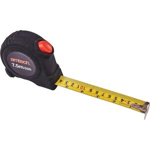 Amtech - Self-Locking Tape Measure - 7.5m - Clip cintura - Measuring Tape Amtech - Self-Locking Tape Measure - 7.5m - Clip cintura - Measuring Tape