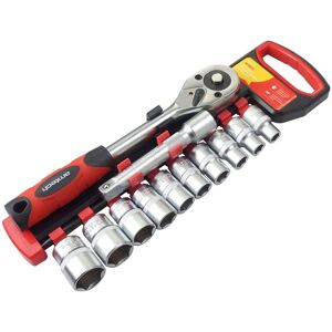 Am-Tech 12pc Chrome Vanadium Steel Metric Socket Wrench Kit - Socket Wrench Set Am-Tech 12pc Chrome Vanadium Steel Metric Socket Wrench Kit - Socket Wrench Set
