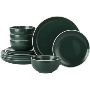 Waterside Halo 12pc Emerald Green Dinner Set - Dinner Set Waterside Halo 12pc Emerald Green Dinner Set - Dinner Set