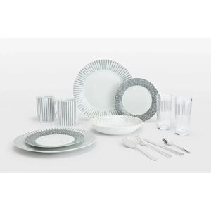 Waterside - 6254 - Grey - 36 Piece - Dinnerware Set Waterside - 6254 - Grey - 36 Piece - Dinnerware Set