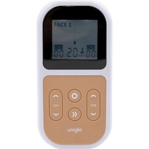 TensCare Uniglo - Microcurrent & EMS Muscle Stimulator - Black, Orange - Face & Body Toning TensCare Uniglo - Microcurrent & EMS Muscle Stimulator - Black, Orange - Face & Body Toning