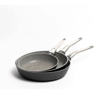 Masterclass Set of 3 Non-Stick Cast Aluminium Frying Pans - Induction Safe Masterclass Set of 3 Non-Stick Cast Aluminium Frying Pans - Induction Safe