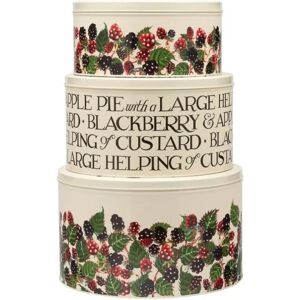 Emma Bridgewater Blackberry Cake Tins Set Of 3 - Airtight Food Storage Kitchen Decor Emma Bridgewater Blackberry Cake Tins Set Of 3 - Airtight Food Storage Kitchen Decor