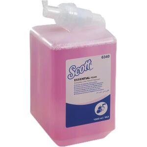 Savon en mousse Scott ESSENTIAL Rose - Lavage des mains liquide - Publicité Savon en mousse Scott ESSENTIAL Rose - Lavage des mains liquide - Publicité