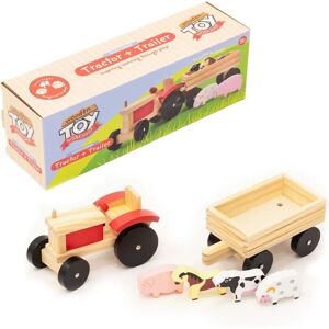 Kandytoys - Wooden Tractor & Trailer Farm Animals Set Kandytoys - Wooden Tractor & Trailer Farm Animals Set