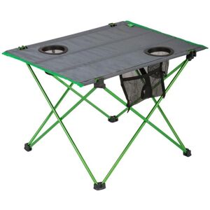 Highlander Lightweight Folding Camping Table - 57x42cm Green/Grey Highlander Lightweight Folding Camping Table - 57x42cm Green/Grey