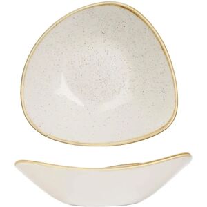 Churchill Stonecast Dreiecks-Geschirr - Weiß/Beige Churchill Stonecast Dreiecks-Geschirr - Weiß/Beige