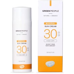 Green People Organic Scent-Free Mineral SPF30 Sun Cream - 50ml Green People Organic Scent-Free Mineral SPF30 Sun Cream - 50ml