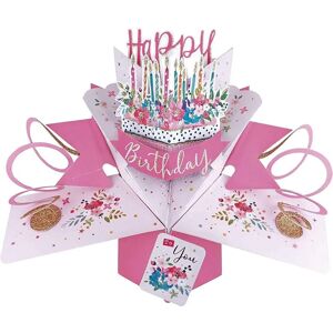 Second Nature Birthday Cake Pop Up Card - Birthday Card, 3D Design, Gift Tag Second Nature Birthday Cake Pop Up Card - Birthday Card, 3D Design, Gift Tag