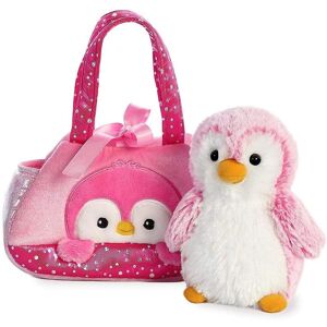 Aurora World AURORA Fancy Pals Pingüino de Peluche Rosa - Juguete Suave Aurora World AURORA Fancy Pals Pingüino de Peluche Rosa - Juguete Suave