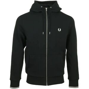 Sweat à capuche noir Fred Perry - Coupe régulière - Sweat à capuche Sweat à capuche noir Fred Perry - Coupe régulière - Sweat à capuche