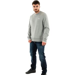 Fred Perry Crew Neck Sweatshirt (M7535) - Regular Fit grey (M7535-420) Fred Perry Crew Neck Sweatshirt (M7535) - Regular Fit grey (M7535-420)