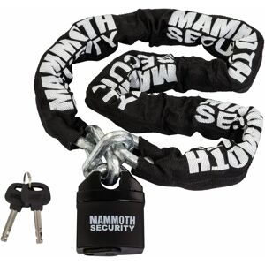 Mammoth Motorcycle Chain & Lock - 10mm x 1200mm - Security Lock and Chain Mammoth Motorcycle Chain & Lock - 10mm x 1200mm - Security Lock and Chain