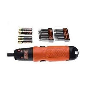 Black & Decker A7073-XJ Screwdriver - 14 pcs, Accessories Black & Decker A7073-XJ Screwdriver - 14 pcs, Accessories