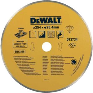 Dewalt DT3734-XJ Diamond Cutting Disc - For Tiles, Stones, 250mm Dewalt DT3734-XJ Diamond Cutting Disc - For Tiles, Stones, 250mm