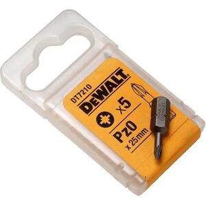 DeWalt Torsion Insert Screwdriver Bits PZ2 - 50mm Pack of 5 DeWalt Torsion Insert Screwdriver Bits PZ2 - 50mm Pack of 5