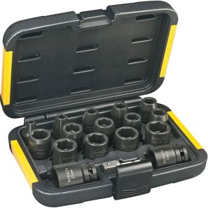 DeWalt Impact Socket Set - 17 Piece, Black, 6-27mm - Impact Socket Set DeWalt Impact Socket Set - 17 Piece, Black, 6-27mm - Impact Socket Set