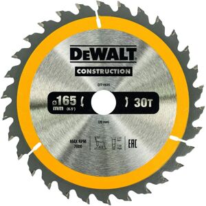 DeWalt DT1935 Circular Saw Blade - 165 x 20 mm, 30T DeWalt DT1935 Circular Saw Blade - 165 x 20 mm, 30T