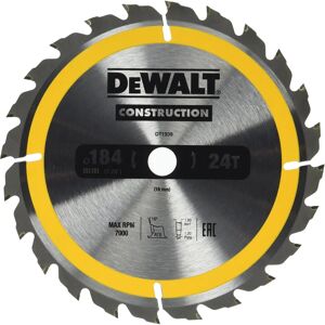 DEWALT DT1939-QZ Bärbar byggcirkelblad - 184mm DEWALT DT1939-QZ Bärbar byggcirkelblad - 184mm