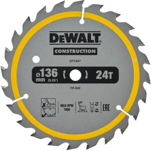 DeWalt DT1947-QZ Rakennuspiirpaleen terä - Pyörösaha 136mm DeWalt DT1947-QZ Rakennuspiirpaleen terä - Pyörösaha 136mm