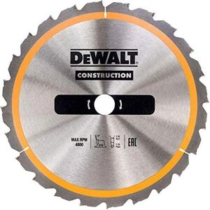 DeWalt 250mm Lame de Scie Circulaire Résistante aux Chocs - Construction DeWalt 250mm Lame de Scie Circulaire Résistante aux Chocs - Construction