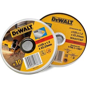 DeWALT DT42340TZ Angle Grinder Accessory - 125mm, Stainless Steel Cutting Disc DeWALT DT42340TZ Angle Grinder Accessory - 125mm, Stainless Steel Cutting Disc
