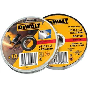 DeWALT DT42335TZ Stainless Steel Cutting Disc - Angle Grinder Accessory DeWALT DT42335TZ Stainless Steel Cutting Disc - Angle Grinder Accessory