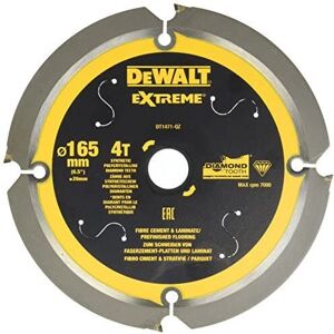 DeWALT DT1471-QZ Circular Saw Blade - Fibre Cement - 165mm DeWALT DT1471-QZ Circular Saw Blade - Fibre Cement - 165mm