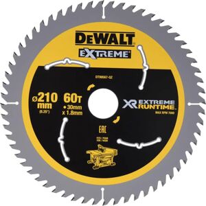 DeWalt DT99567 - FlexVolt XR Table Saw Blade - 210mm, 60T, Fine Finish DeWalt DT99567 - FlexVolt XR Table Saw Blade - 210mm, 60T, Fine Finish